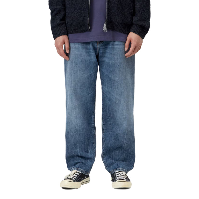Carhartt WIP Aaron Pant - 29 / Blue Marble Used Wash - 3