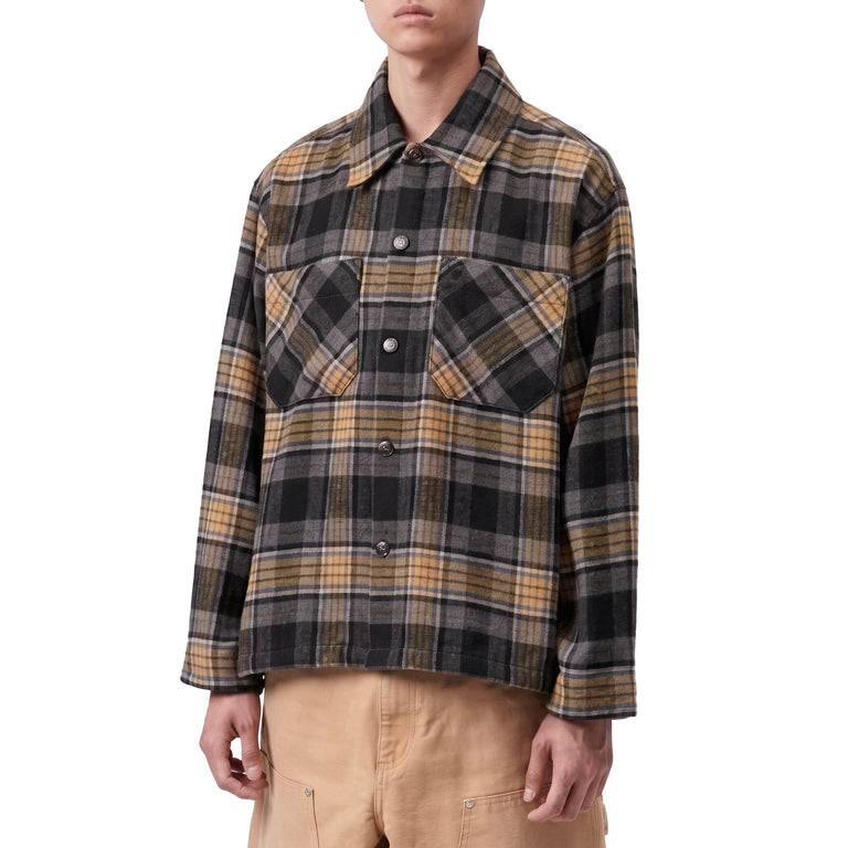 Carhartt WIP Parson Shirt - M / Parson Check / WIP Dusty Hamilton Brown - 3