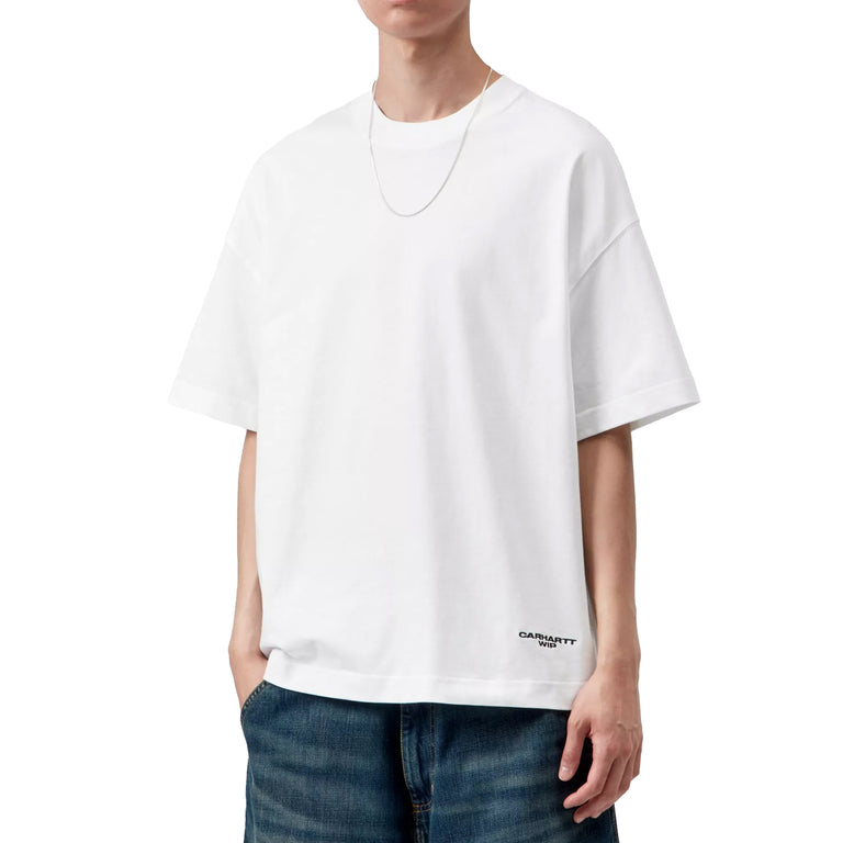 Carhartt WIP Magazine Script T-Shirt - XXL / White / Black - 2