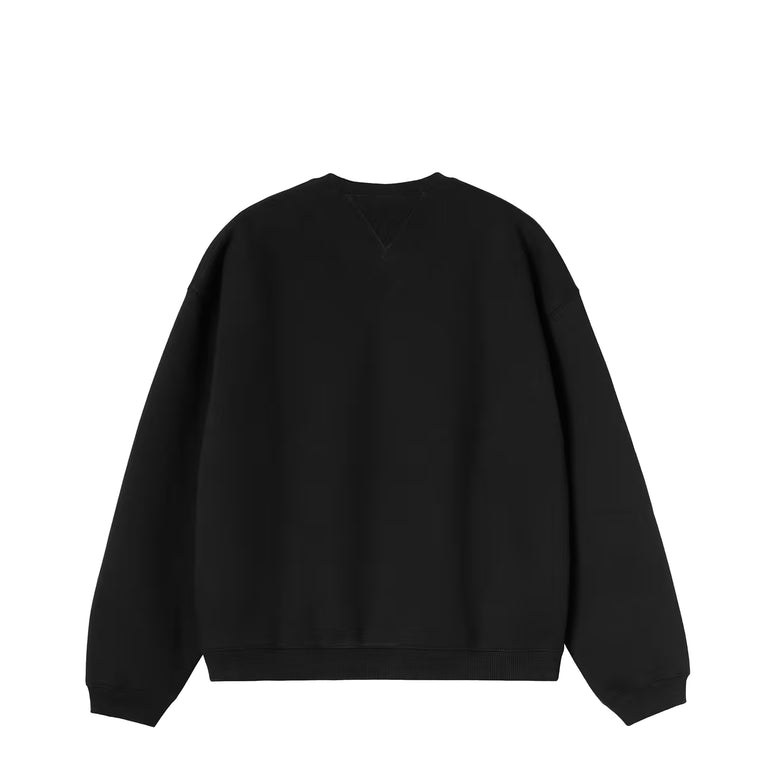 Carhartt WIP Ebbert Sweat - L / Black / White - 2