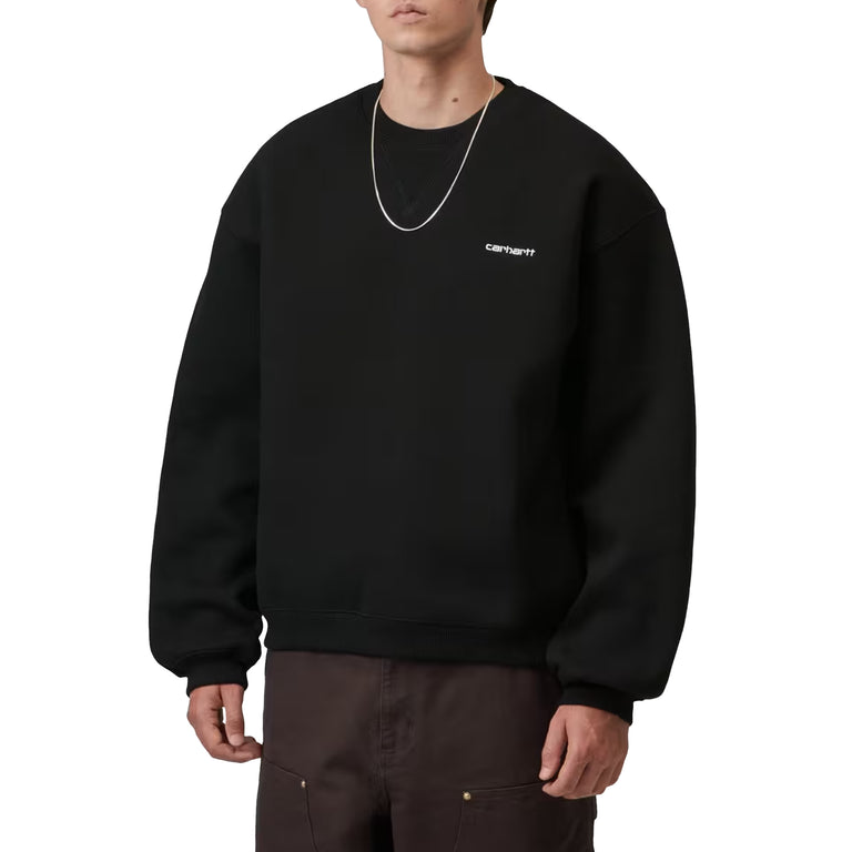 Carhartt WIP Ebbert Sweat - L / Black / White - 3