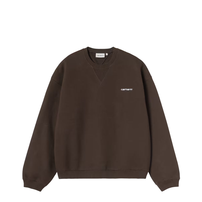 Carhartt WIP Ebbert Sweat - L / Tobacco / White - 1