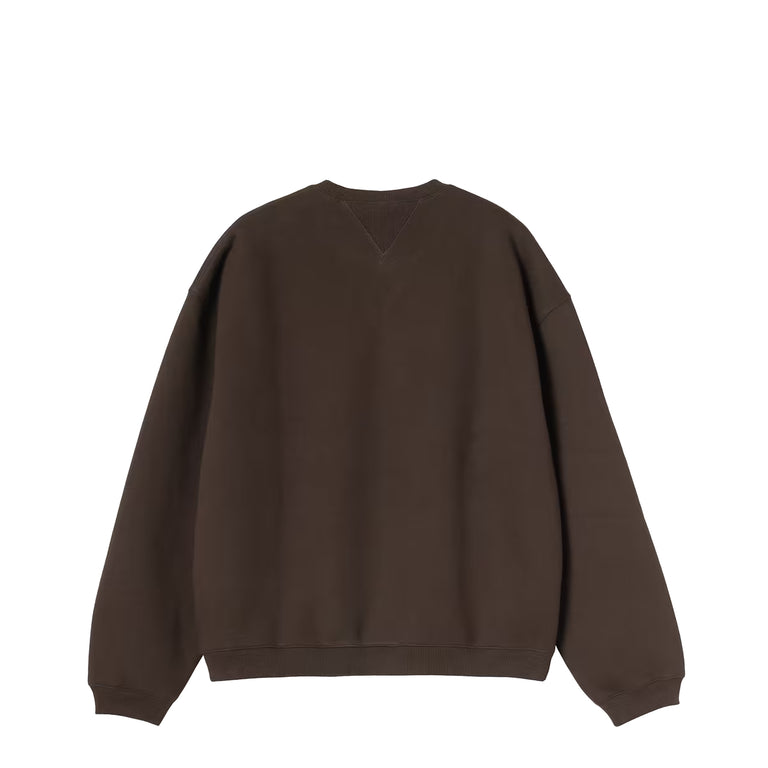 Carhartt WIP Ebbert Sweat - L / Tobacco / White - 2