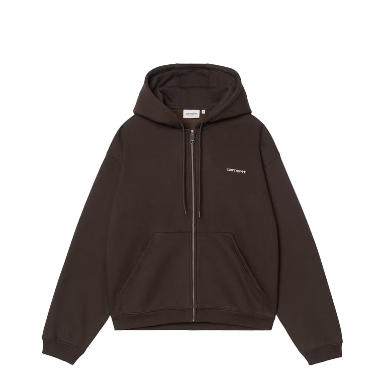 Carhartt WIP Hooded Ebbert Jacket - XL / Tobacco / White - 1