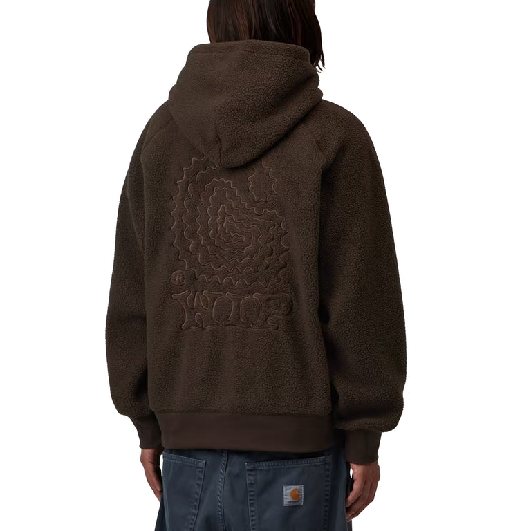 Carhartt WIP Hooded Limn C Fleece Sweat - XXL / Tobacco - 4