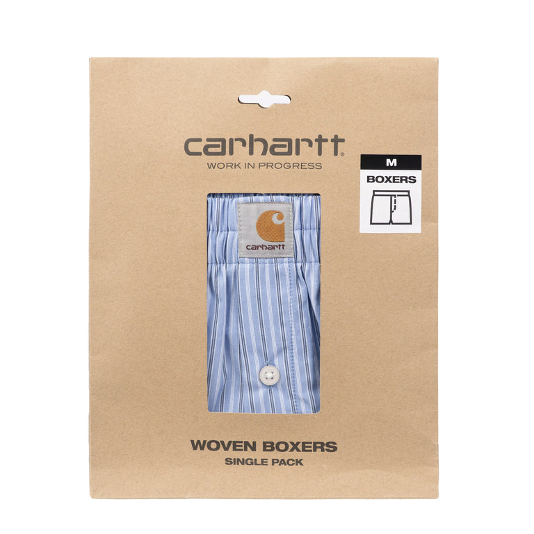 Carhartt WIP Cotton Boxer - S / Keene Stripe / Curacao - 2