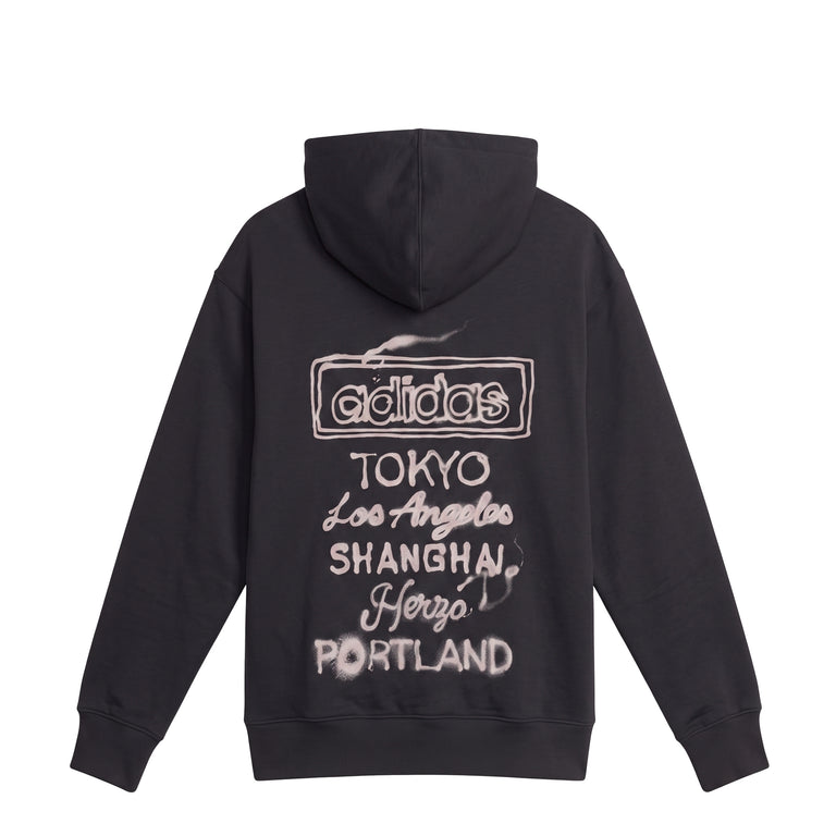 Adidas	Powder Tongue Hoodie - L / Black - 1
