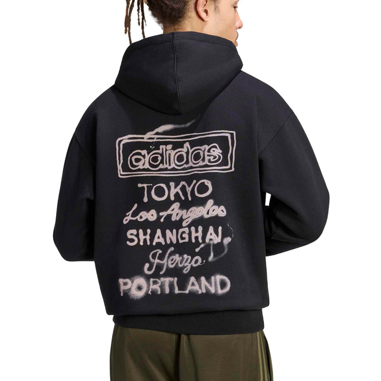 Adidas	Powder Tongue Hoodie - L / Black - 4