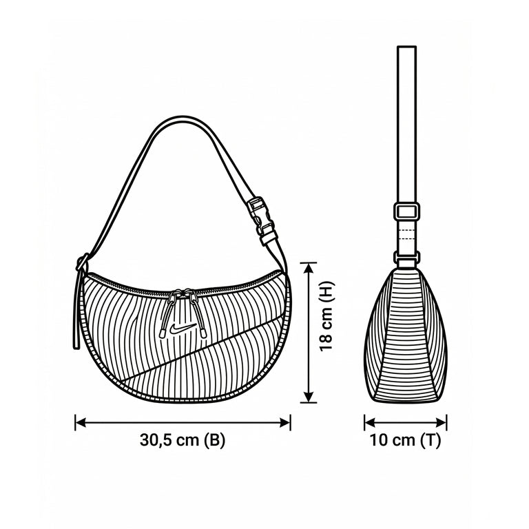 Aura Crescent Crossbody Bag - 2