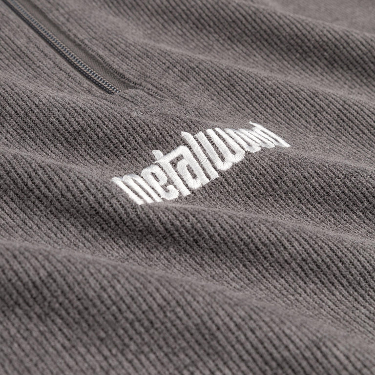 Metalwood Contrast Stitch 1/4 Zip Pullover