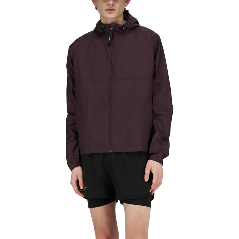 UNNA Smiles Run Jacket - L / Aubergine - 2