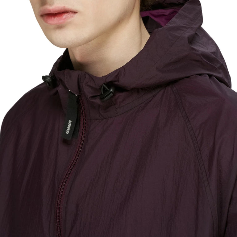 UNNA Smiles Run Jacket - L / Aubergine - 4