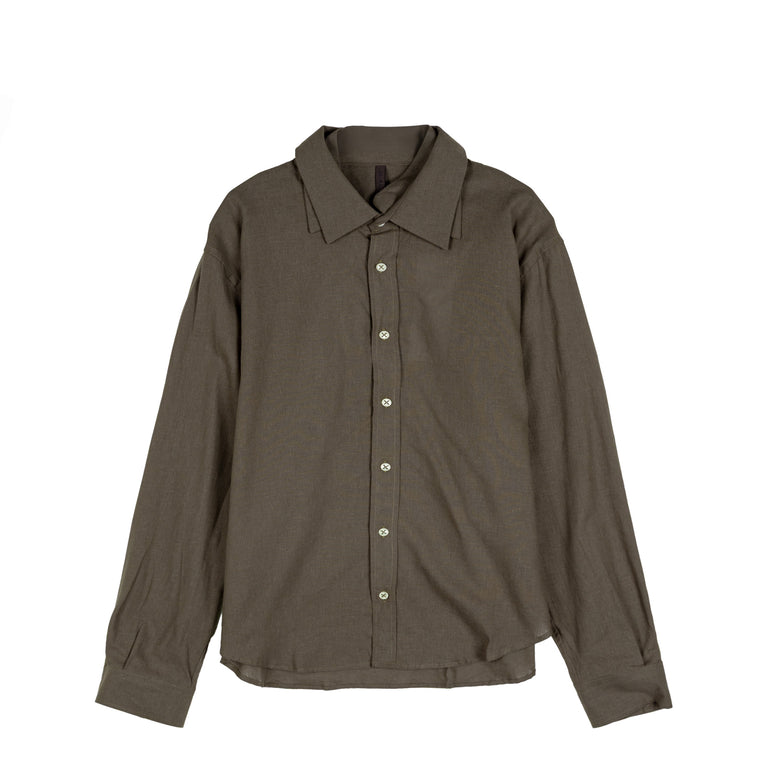J.L.-A.L. Triple Collar Shirt - L / Sorrento Brown
