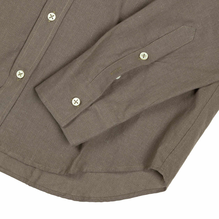 J.L.-A.L. Triple Collar Shirt - L / Sorrento Brown - 3