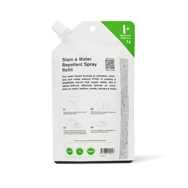 Jason Markk Repel Spray Refill Pouch - 2