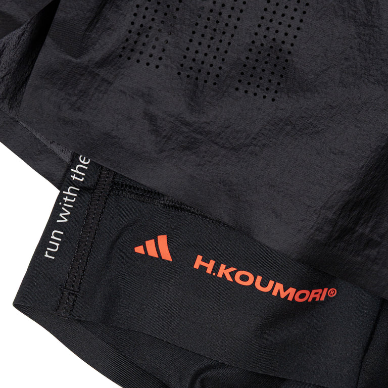 Adidas	x Hermanos Koumori Adi365 Running 2in1 Shorts - L / Black - 4