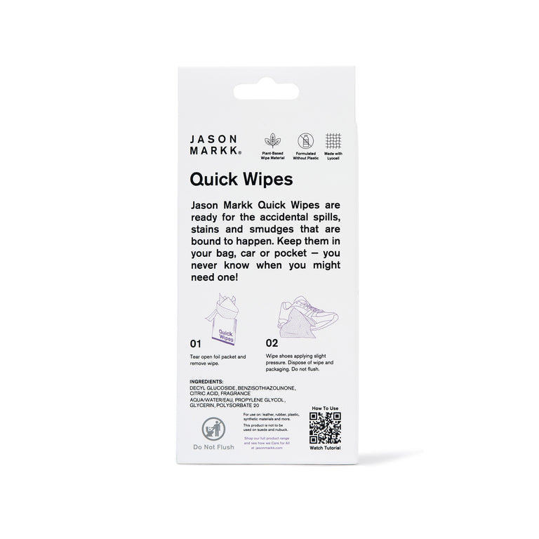 Jason Markk Quick Wipes 12 Pack onfeet