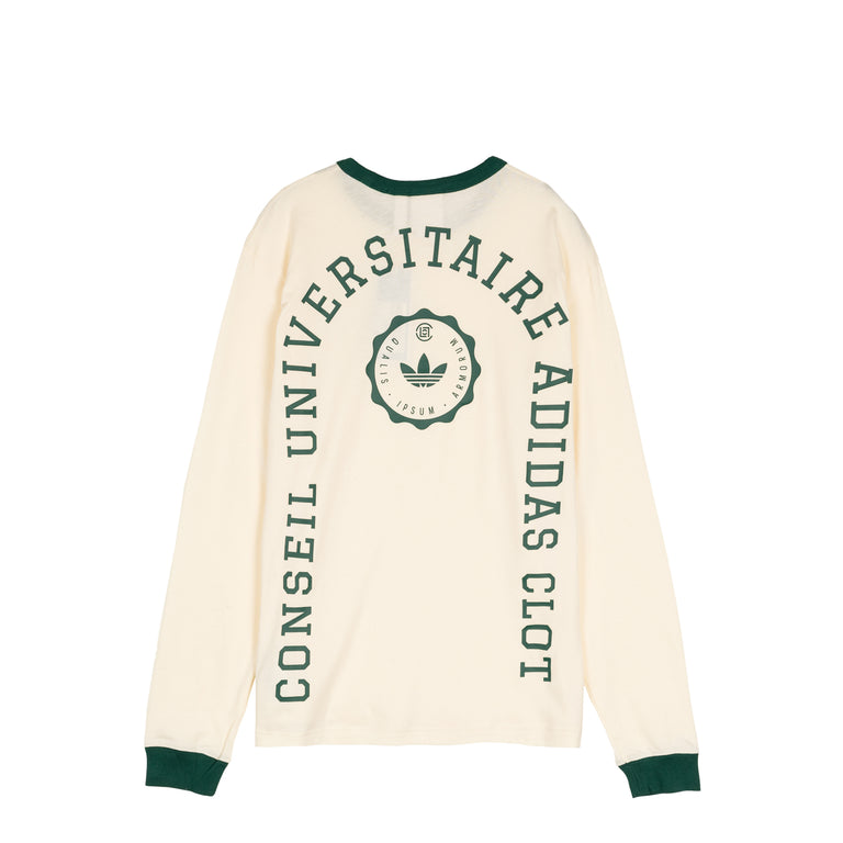 Adidas x Clot by Edison Chen Longsleeve Tee - XXL / Cream White
