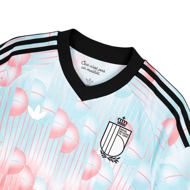 Adidas	Belgium 26 Away Authentic Jersey - XL / Frozen Blue / Black - 2