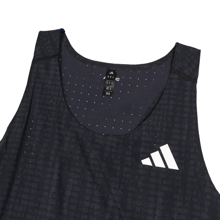 Adidas	Adizero Running Singlet - L / Carbon / Black - 4