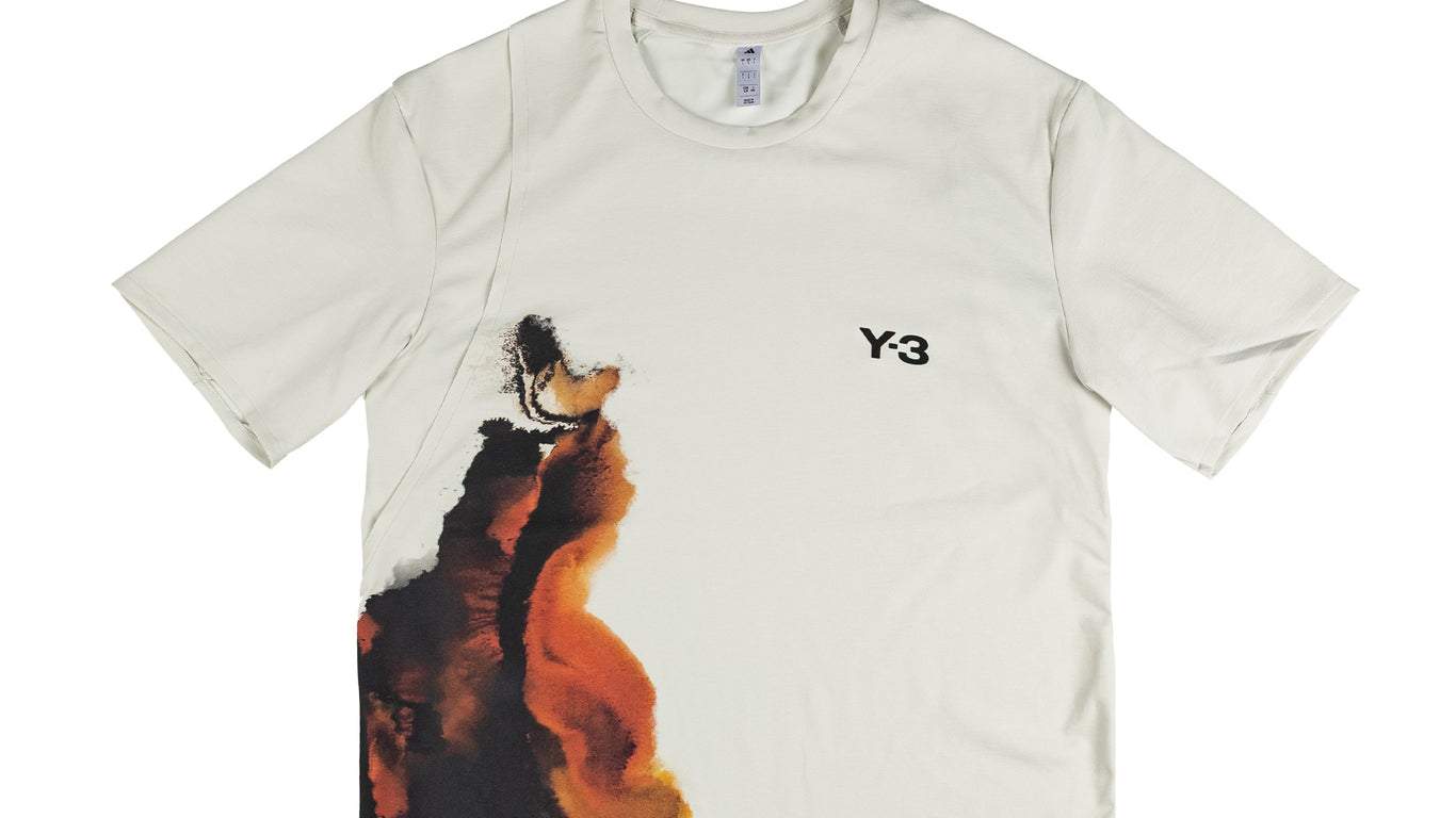 ◆Y3 YOHJI YAMAMOTO adidas トレーニングシャツ Adidas x Yohji Yamamoto Y-3 Basic Small Logo T-shirt Men's S
