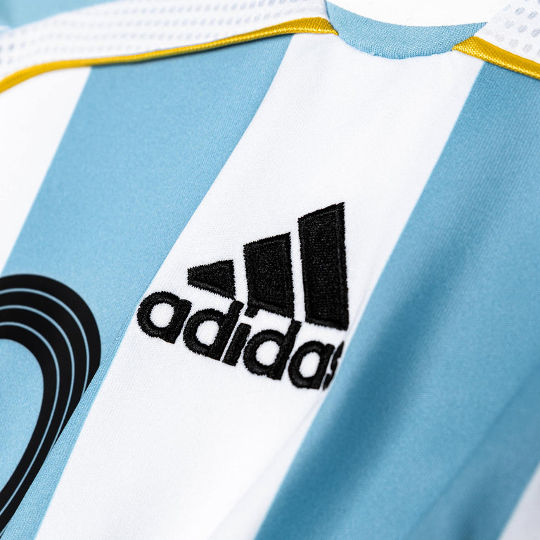 Adidas Argentina Home Jersey 2006 Messi - XXL / White - 5