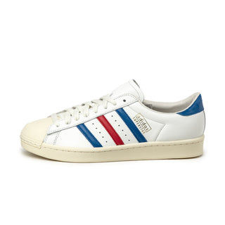 Adidas Superstar Vintage *Made in Germany* - 44 / Core White / Blue / Better Scarlet
