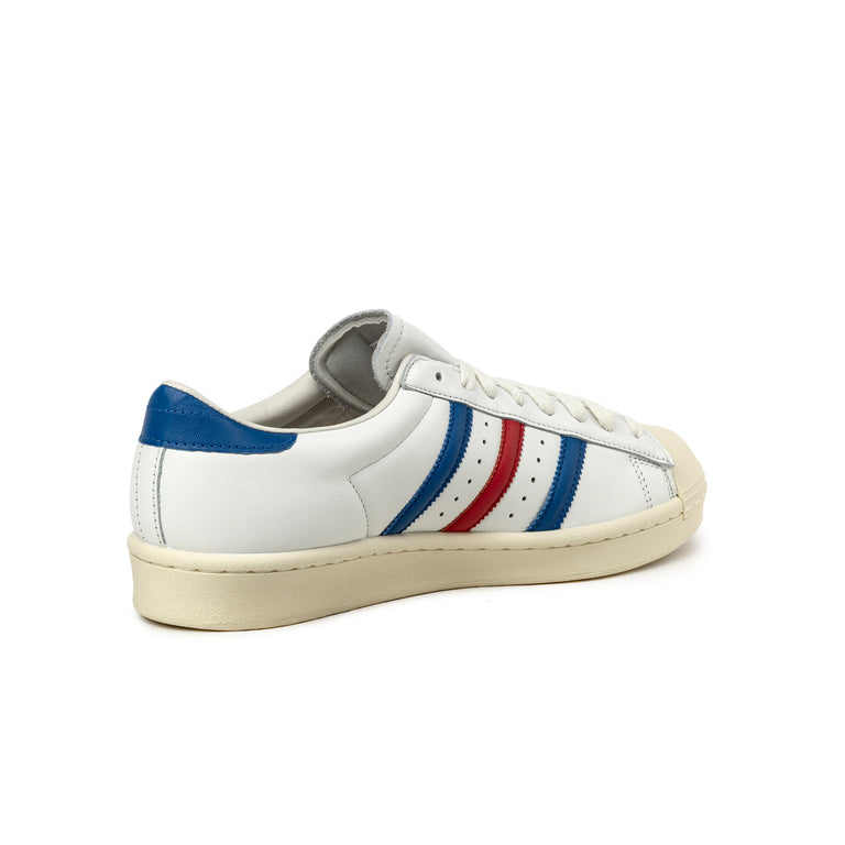 Adidas Superstar Vintage *Made in Germany* - 44 / Core White / Blue / Better Scarlet - 3
