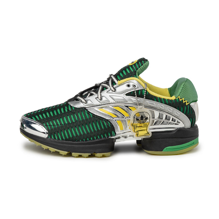 Adidas x Brain Dead Climacool 2 - 43 1/3 / Core Black / Implement Yellow / Silver Metallic - 5
