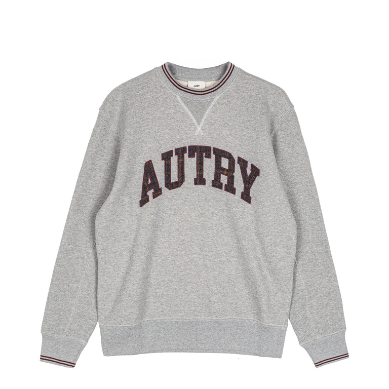 Autry College Check Sweatshirt - XXL / Dark Grey Melange
