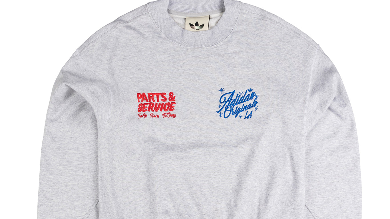 【GRAVER】24FW★ G Logo Sweatshirt Adidas Santa Monica Crewneck | Apparel » Buy online now!