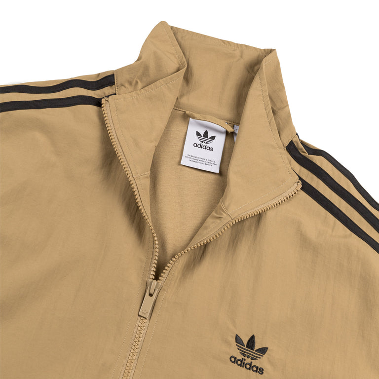 Adidas Woven Firebird Track Top (Beige / Black)