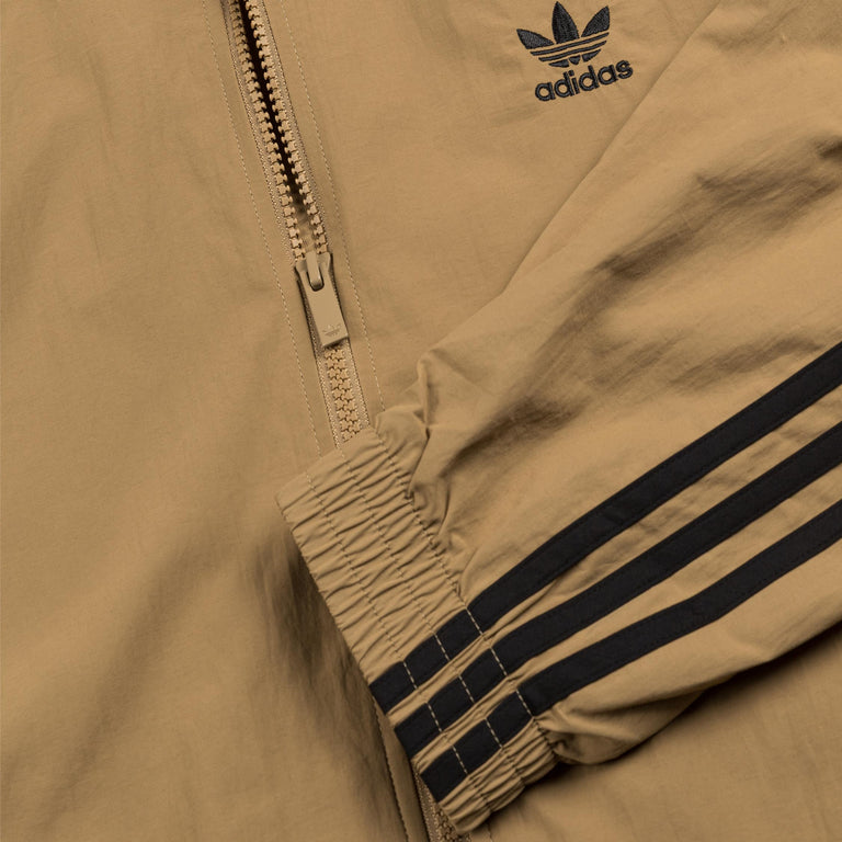 Adidas Woven Firebird Track Top (Beige / Black)