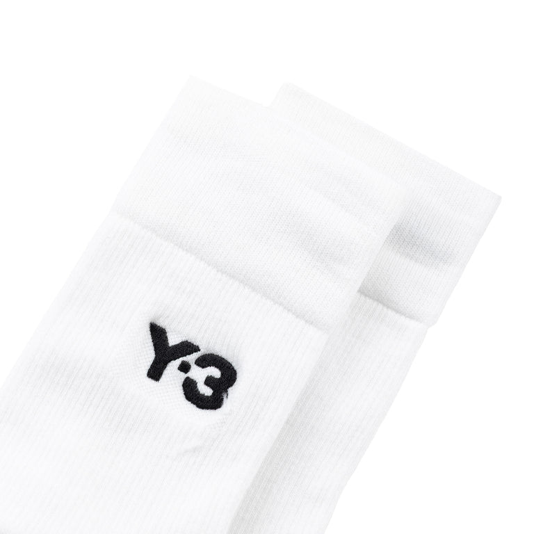 Adidas Y-3 Classic Crew Sock - S / Cream White - 2