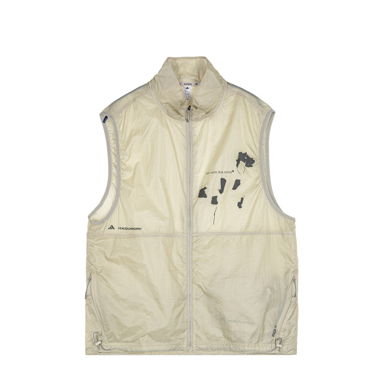 Adidas	x Hermanos Koumori Adi365 Running Vest - XXL / Putty Grey

