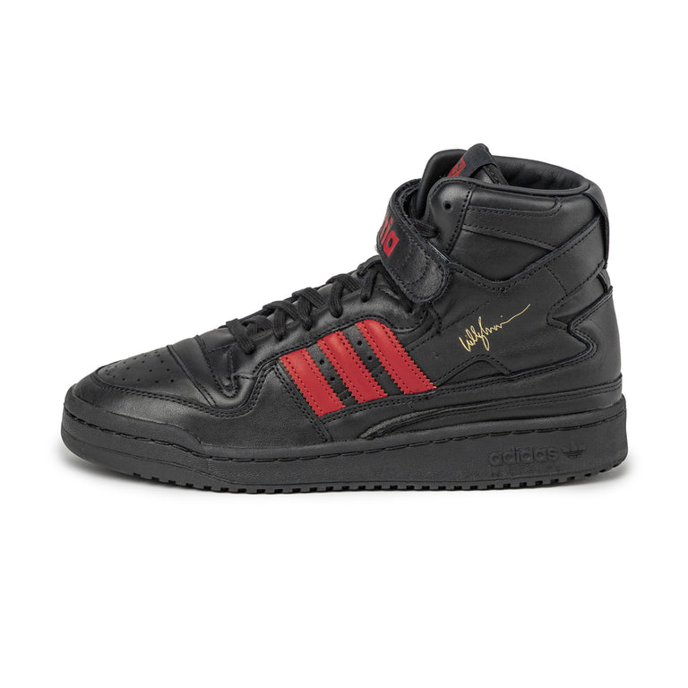 Adidas x Willy Chavarria Forum 84 High - 48 / Core Black / Core Black / Red
