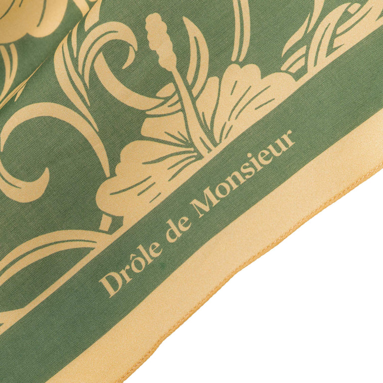 Drole de Monsieur	Foulard Monogramme Hibiscus - 2