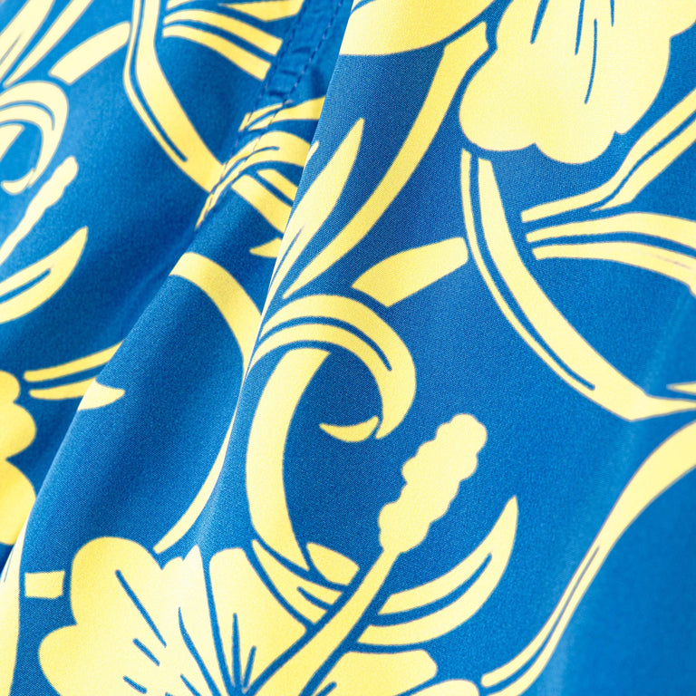 Drole de Monsieur Short Plage Hibiscus - L / Navy - 3