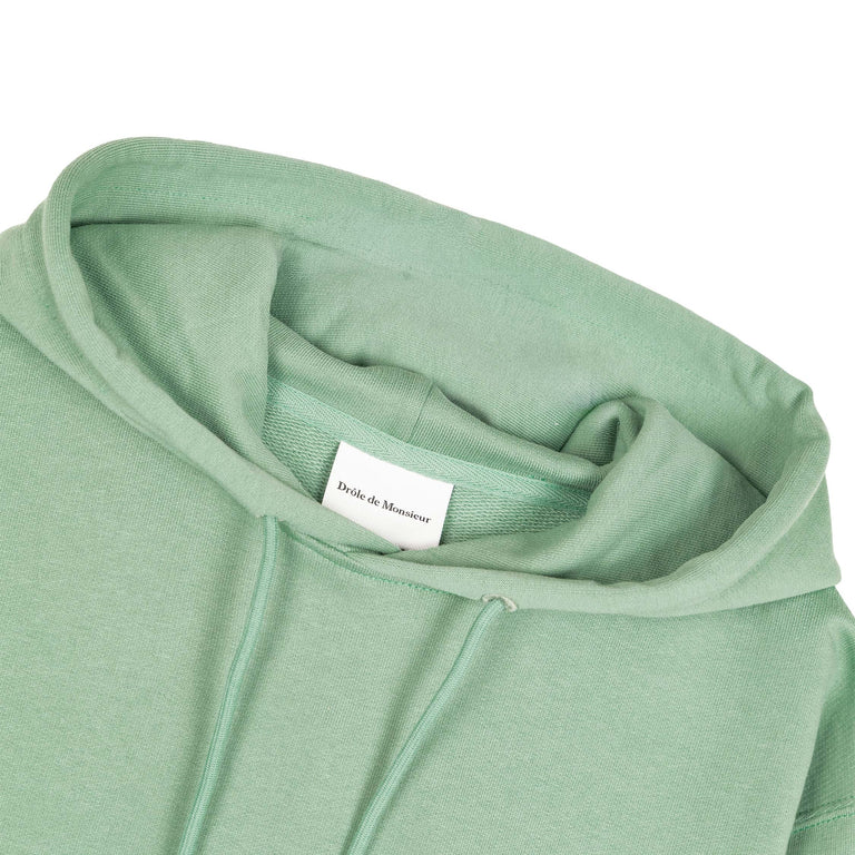 Drole de Monsieur Hoodie Slogan Palmier - S / Water Green - 3