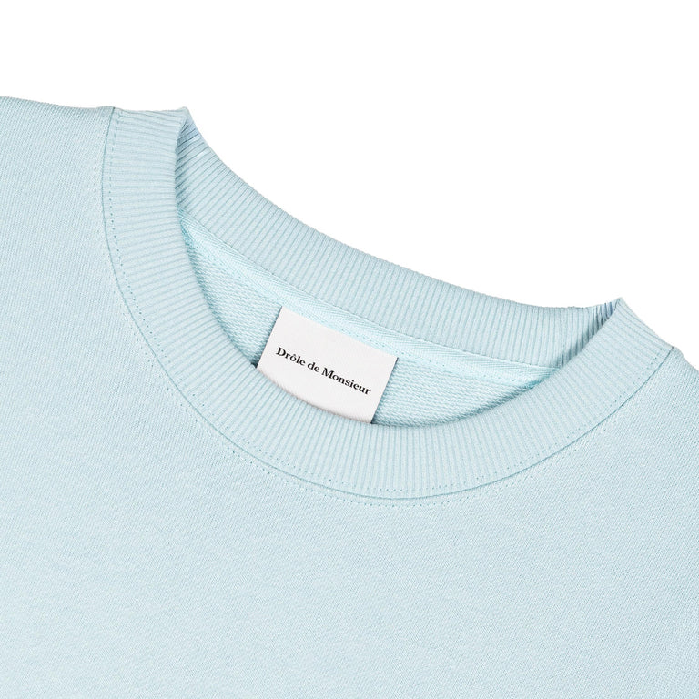 Drole de Monsieur	Sweatshirt Slogan Calligraphy - XXL / Light Blue - 3
