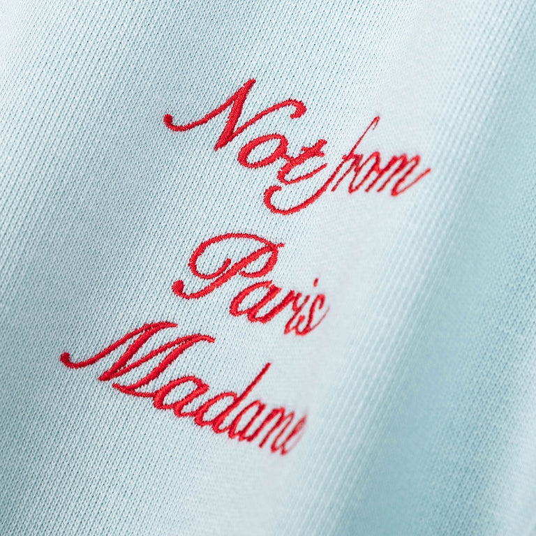 Drole de Monsieur	Sweatshirt Slogan Calligraphy - XXL / Light Blue - 4