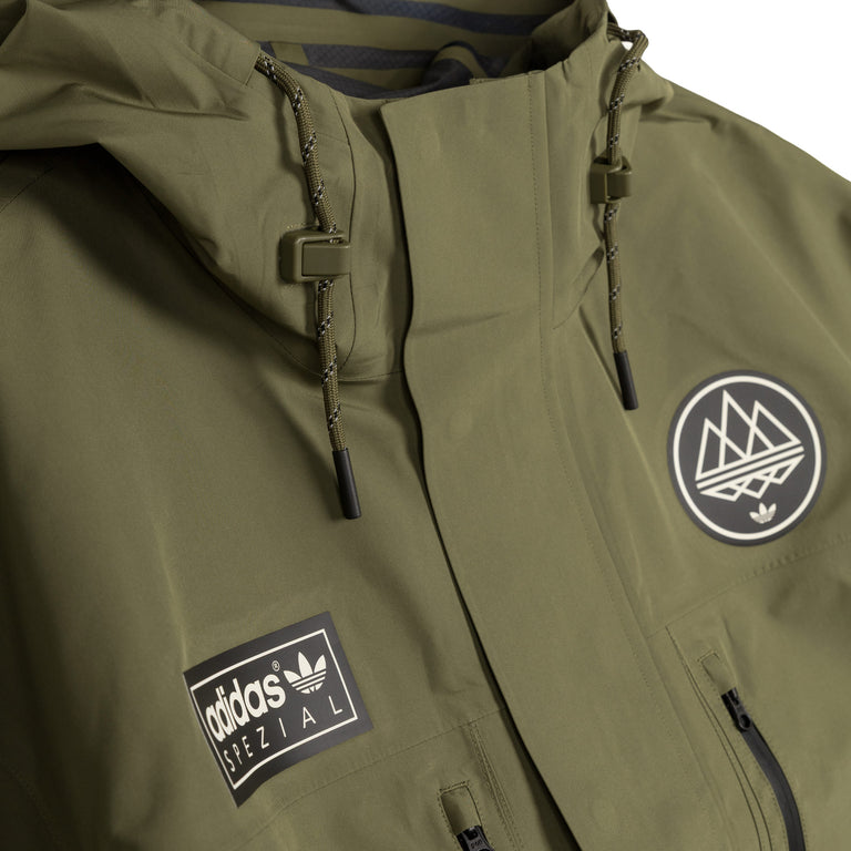 Adidas SPZL Sunnyhurst Parka - S / Focus Olive - 5
