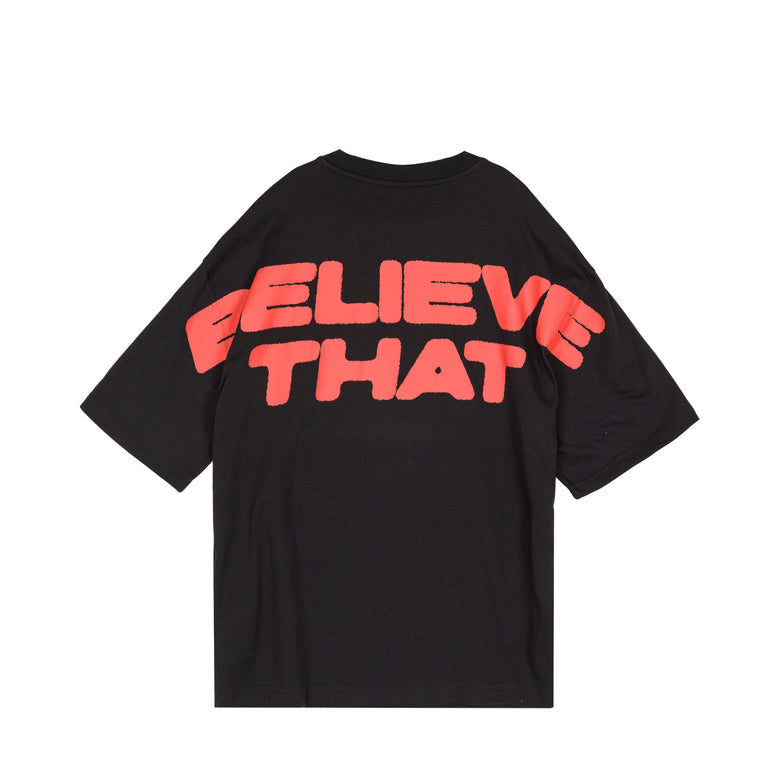 Adidas ANTHONY EDWARDS BELIEVE THAT T-SHIRT - L / Black / Solar Red
