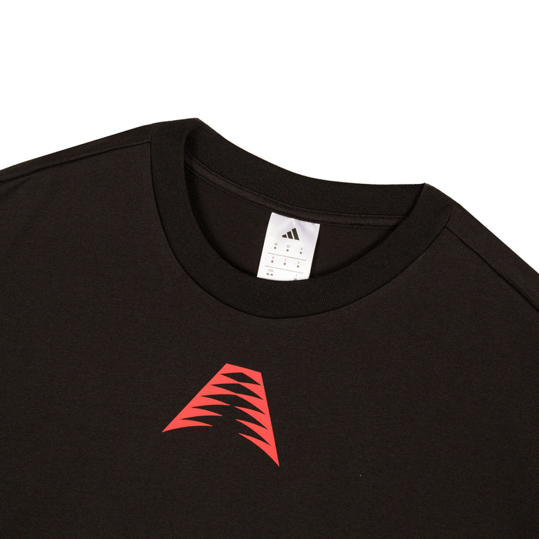 Adidas ANTHONY EDWARDS BELIEVE THAT T-SHIRT - L / Black / Solar Red - 3