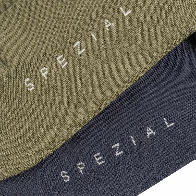 Adidas Mod Trefoil SPZL Socks - L / Night Navy / Focoli - 4
