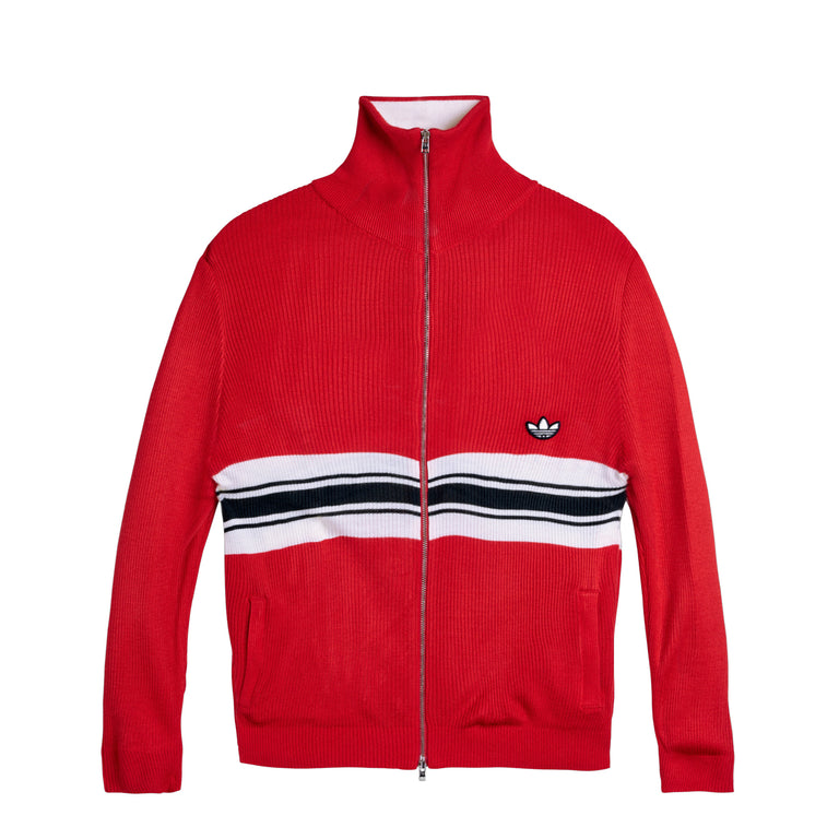 Adidas x Wales Bonner Wmns Knit Track Top - XL / Better Scarlet
