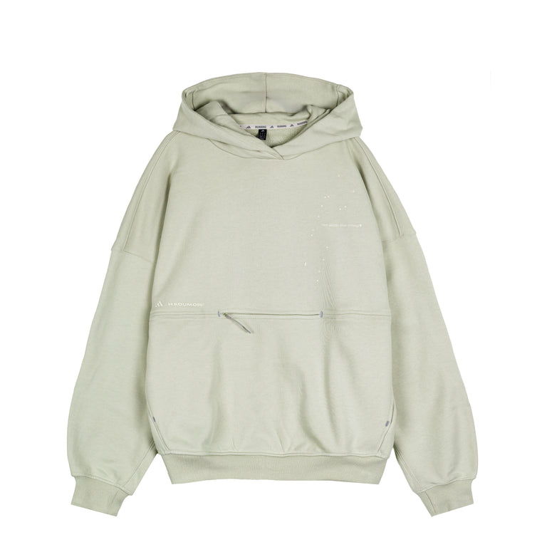 Adidas	x Hermanos Koumori Adi365 Running Hoodie - S / Putty Grey

