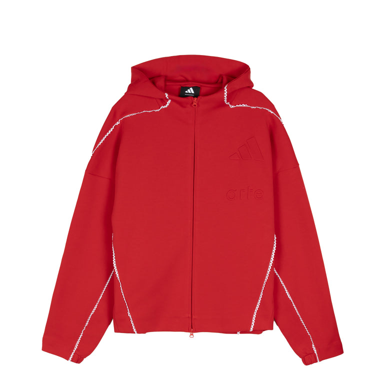 Adidas x Arte Antwerp Z.N.E. Full-Zip Track Top - XXL / Better Scarlet / White
