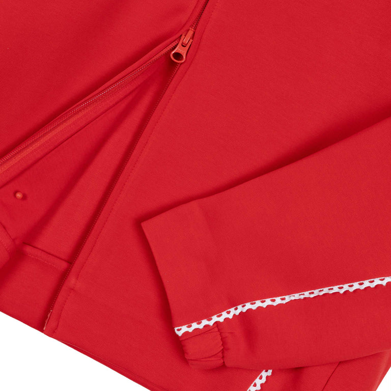 Adidas x Arte Antwerp Z.N.E. Full-Zip Track Top - XXL / Better Scarlet / White - 3
