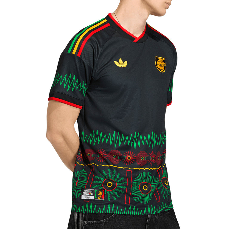 Adidas	Jamaica 26 x Bob Marley Away Jersey - L / Black - 3